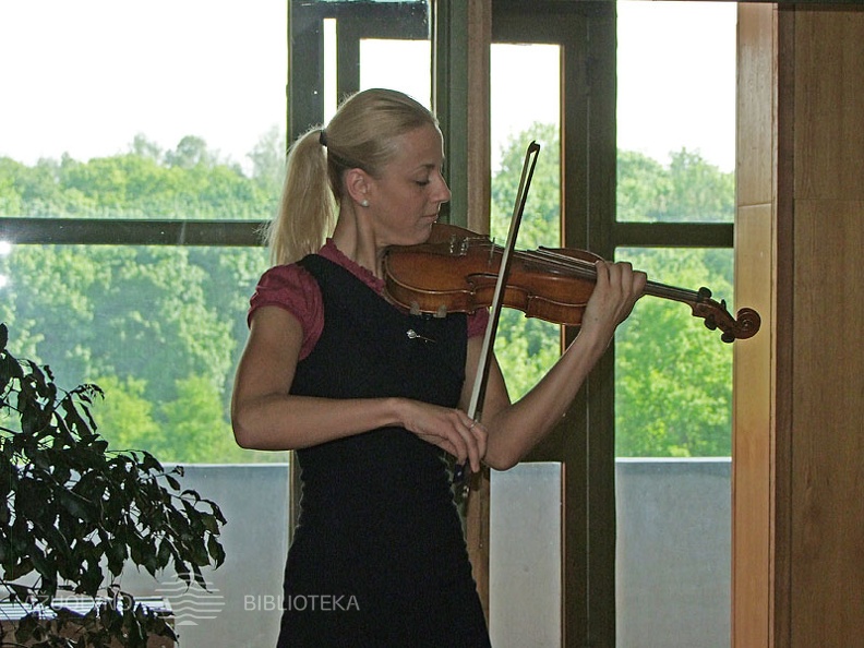 Smuikininkė Viktorija Kukauskaitė