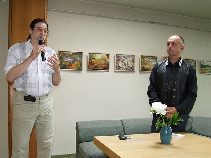 Kompozitorius K. Paulaitis ir poetas J. Gapaniukas