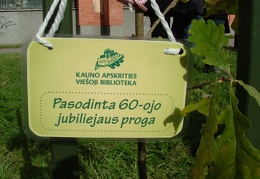 Ąžuoliuko sodinimas