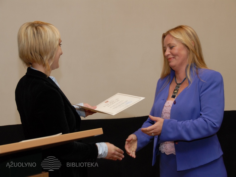 Padėka Kultūros renginių ir leidybos grupės vadovei Rimantai Tamoliūnienei