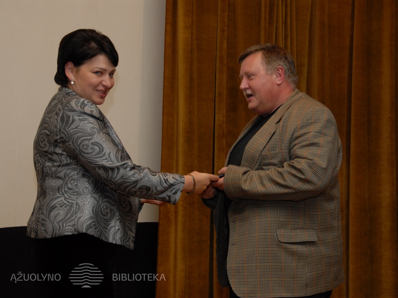 Garbės skaitytojas - Kultūros ir meno premijos laureatas V.Bartulis