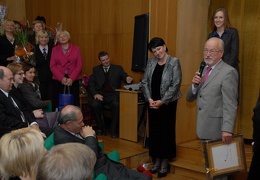 Sveikinima Kauno miesto V. Kudirkos bibliotekos direktorius Z. Vaškevičius