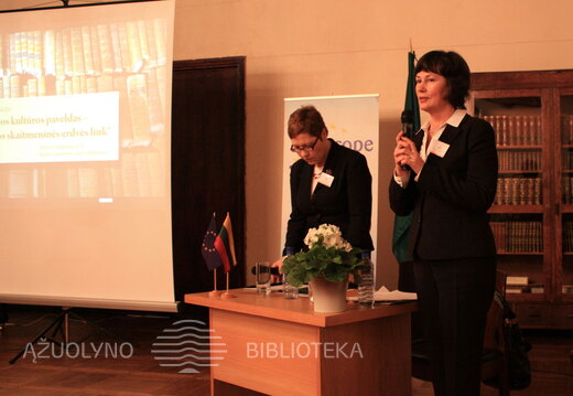 Renginio vedėjos: Dalia Giniuvienė ir Valentina Grinevičienė