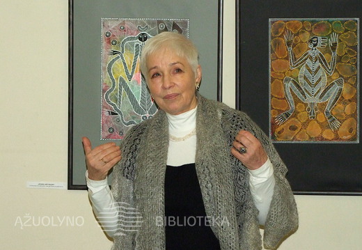 Dailininkė pasakojo apie kelionės po Australiją įspūdžius ir aborigenų meno išskirtinumus