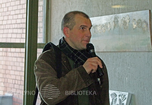 Lietuvos dailininkų sąjungos Kauno skyriaus pirmininkas G. Vaičys