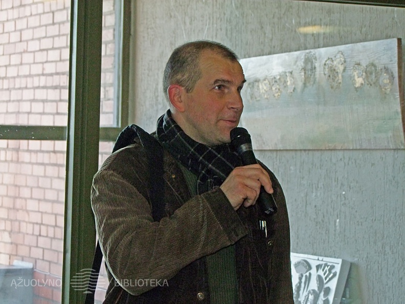 Lietuvos dailininkų sąjungos Kauno skyriaus pirmininkas G. Vaičys