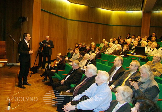 Renginį veda Kauno dramos teatro vadovas Egidijus Stancikas