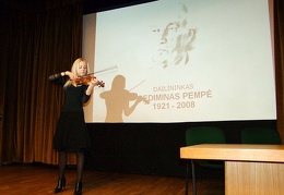 Smuikininkė Viktorija Kukauskaitė