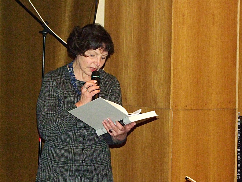Kauno miesto Vinco Kudirkos viešosios bibliotekos vyr. specialistė Dalia Poškienė