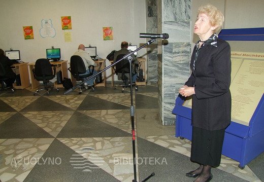 J. Marcinkevičiaus kurso draugė Elena Adomaitytė - Cemnolonskienė