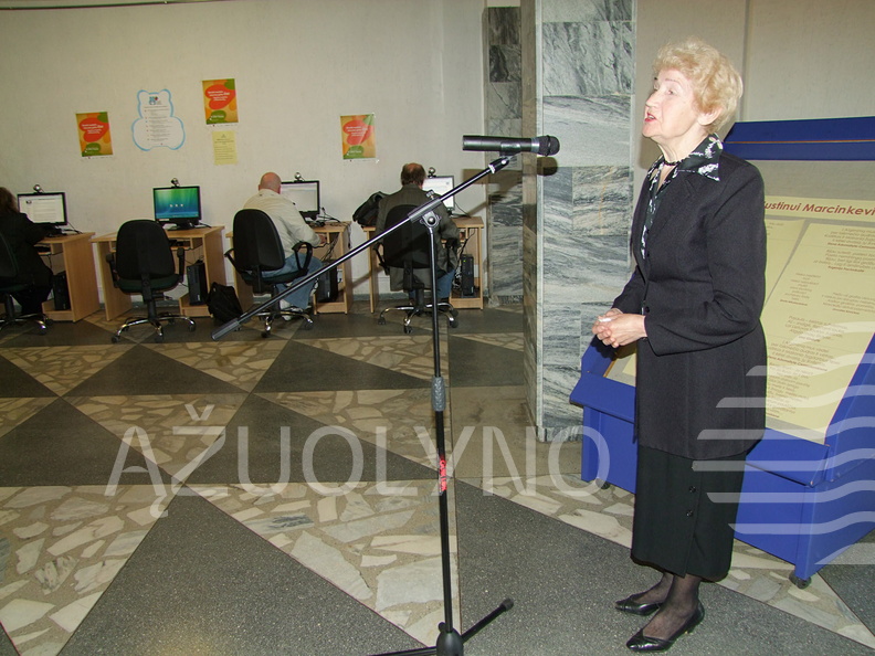 J. Marcinkevičiaus kurso draugė Elena Adomaitytė - Cemnolonskienė