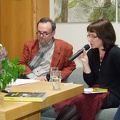 Rolandas Rastauskas ir leidyklos &quot;Apostrofa&quot; direktorė, leidėja ir redaktorė Giedrė Kadžiulytė.