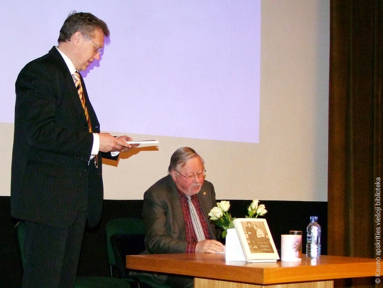 Vilius Kaminskas ir prof. Vytautas Landsbergis