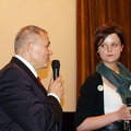 Vengrijos Respublikos ambasados Lietuvoje misijos vadovas p. Ferenc Blaumann ir Ugnė Daubaraitė