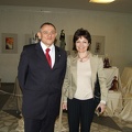 Vengrijos Respublikos ambasados Lietuvoje misijos vadovas p. Ferenc Blauman ir kanclerė p. Ferencne Blaumann