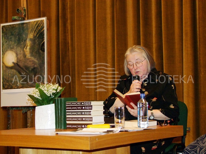 S. ir M. K. Čiurlionių anūkė skulptorė Dalia Palukaitienė