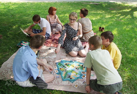 Žaidimų popietės akimirka