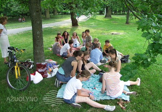 Žaidimų popietės akimirka