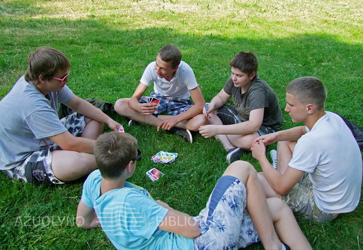 Žaidimų popietės akimirka