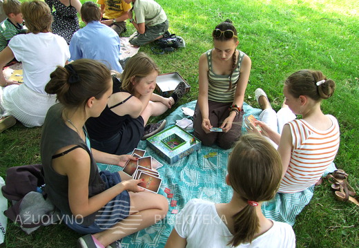 Žaidimų popietės akimirka