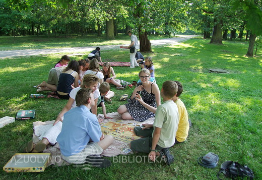 Žaidimų popietės akimirka