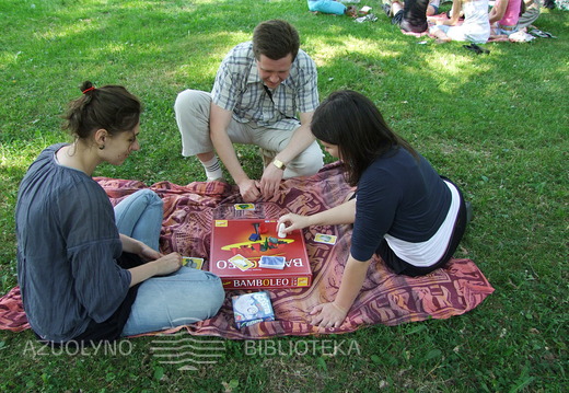 Žaidimų popietės akimirka