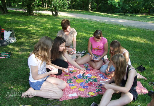 Žaidimų popietės akimirka