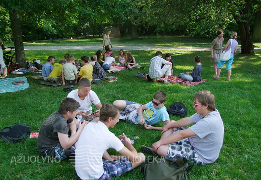 Žaidimų popietės akimirka