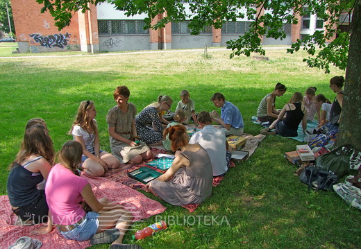 Žaidimų popietės akimirka