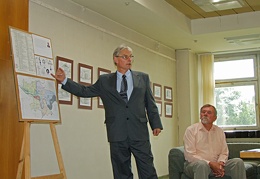 Renginio svečias prof. habil. dr. A.  Motuza: &quot;Sacrum atsiranda iš žmonių tikėjimo ir vietos.&quot;