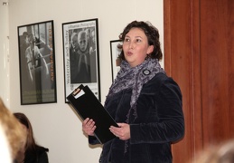 Kristina Grybienė pristato savo idėją „Akmenų sakmės“ 