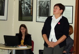 Elvyra Matveičikienė pristato idėją „Savanori, pakeisk miesto įvaizdį!“
