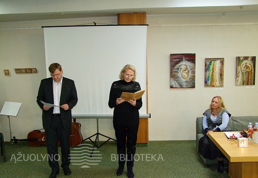 Aktorius Giedrius Arbačiauskas ir aktorė Karolina Masiulis-Paliulis