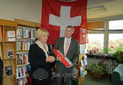 Svečiai lankosi Vokiškų ir šveicariškų leidinių skaitykloje