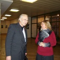 KAVB Kultūros renginių ir leidybos gr. vadovė R. Tamoliūnienė ir kolekcininkas A. Burkus