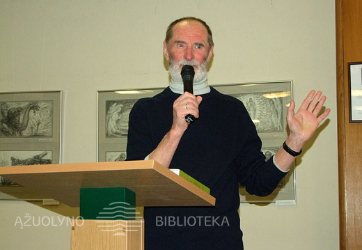 Poetas, eseistas, dailėtyrininkas, Lietuvos nacionalinės kultūros ir meno premijos laureatas Alfonsas Andriuškevičius