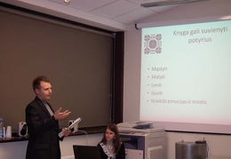 Linas Savickas pristato idėją „Dviejų dimensijų kodas – Lietuvos kultūroje“
