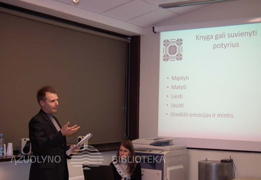 Linas Savickas pristato idėją „Dviejų dimensijų kodas – Lietuvos kultūroje“