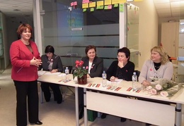 Komisijos pirmininkė TEO LT, AB Kauno regiono centro direktorė Loreta Ivašauskienė skelbia nugalėtojus