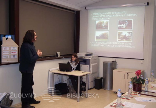 Remigijus Janušaitis pristato idėją „Istorinių Birštono objektų atkūrimas 3D kompiuterine grafika“