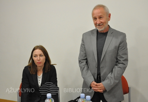 Poetai Daiva Čepauskaitė ir Donaldas Kajokas