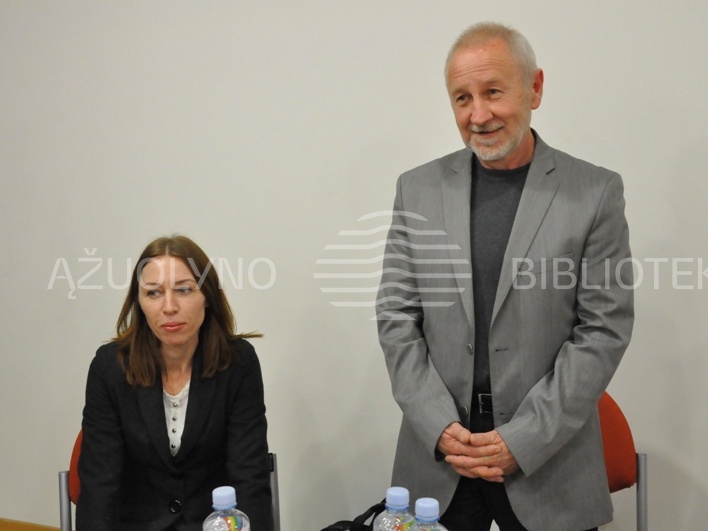 Poetai Daiva Čepauskaitė ir Donaldas Kajokas