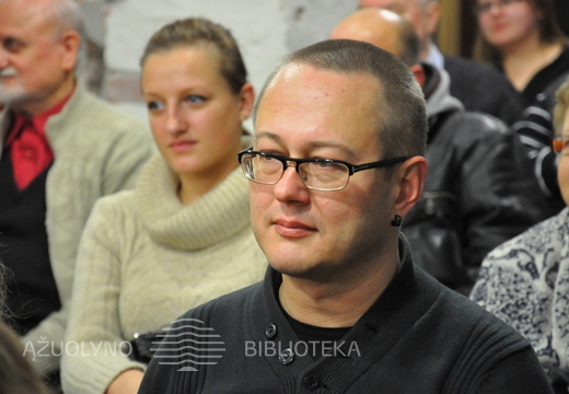 Tarp žiūrovų - ir rašytojas Gintaras Grajauskas