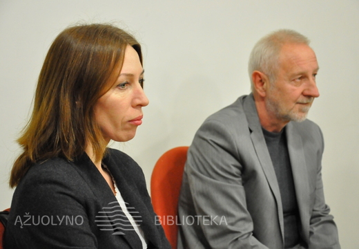 Poetai Daiva Čepauskaitė ir Donaldas Kajokas