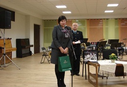 Kauno apskrities viešosios bibliotekos direktorė Asta Naudžiūnienė pristato projektą