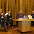 KAVB Kultūros renginių ir leidybos gr. vadovė Rimantė Tamoliūnienė ir Bernardinai.lt redakcijos nariai