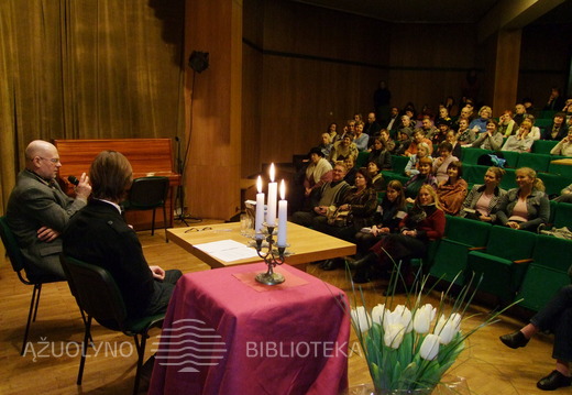 Susitikimas su muzikologu V. Gerulaičiu