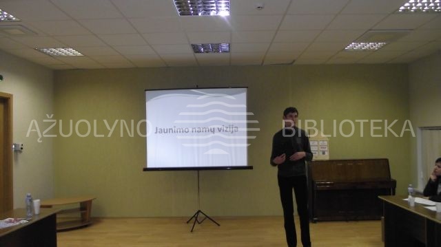 Arnas Zmitra pristato idėją &quot;Jaunimo namai&quot;