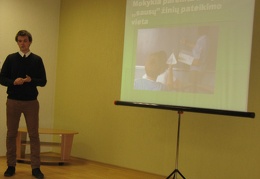Steponas Nacius pristato idėją &quot;Vaikų motyvacijos gerinimas perteikiant geras ir blogas patirtis&quot;