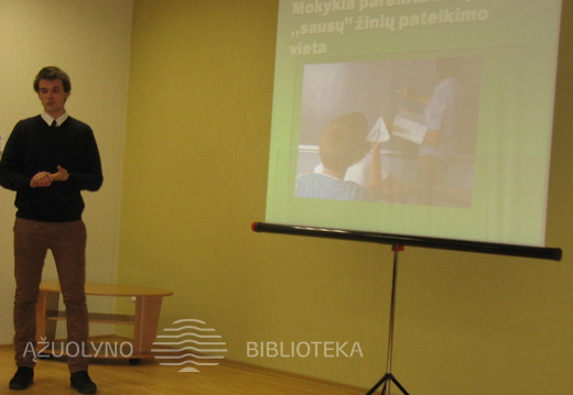 Steponas Nacius pristato idėją "Vaikų motyvacijos gerinimas perteikiant geras ir blogas patirtis"